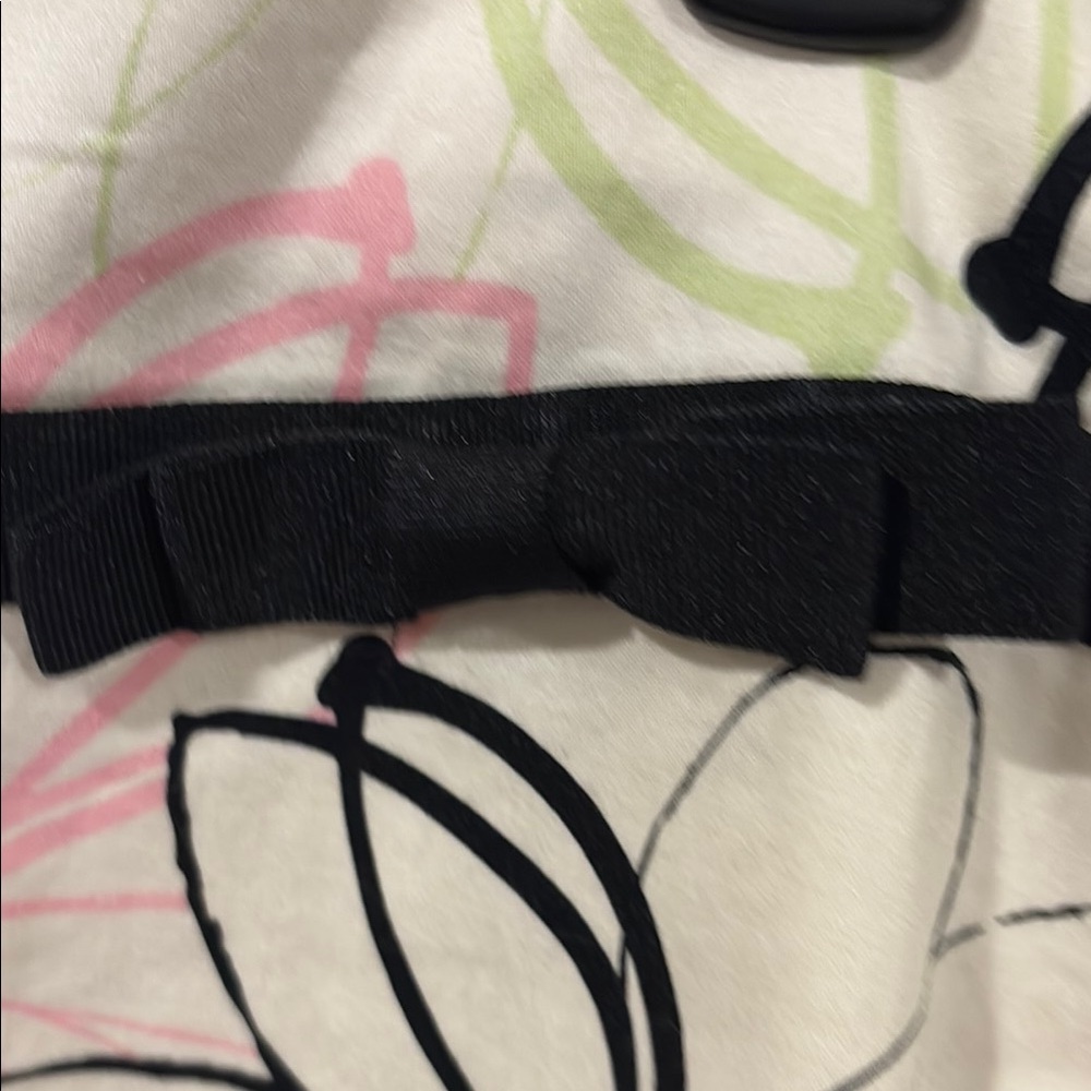 Grace Floral A-Line Skirt in Pink, Black & Cream - Picture 4 of 8